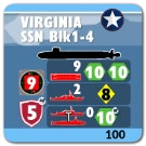 VIRGINIA
SSN Blk 1-4